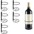 thumbnail image 1 of Single Bottle Wall Mounted Wine Rack Red Wine Bottle Display Rack Metal And Hanging Wine Rack Decoration coat rack, 1 of 6