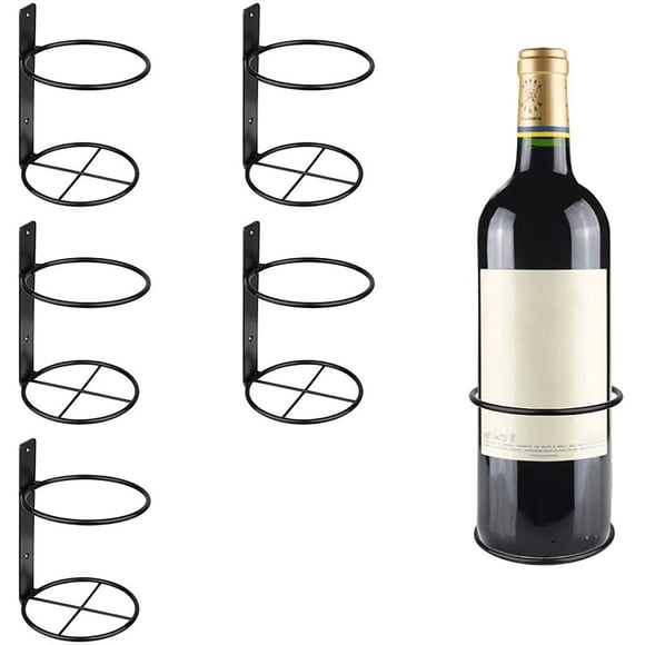 Single Bottle Wall Mounted Wine Rack Red Wine Bottle Display Rack Metal And Hanging Wine Rack Decoration coat rack