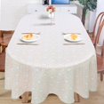 thumbnail image 5 of Oval Tablecloth 60x84in for Oval Table Waterproof Table Cloths for Dining Room Indoor Outdoor Table Cloth, 5 of 5