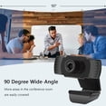 thumbnail image 3 of FlyFlise Webcam 1080P USB Web Camera PC Camera with Microphone for Online Teaching live Streaming Business Meeting Plug and Play for PC, Desktop or Laptop, 3 of 8