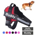 thumbnail image 2 of Personalized Dog Harness no pull Reflective Pet Harness with Handle For Dog Vest Outdoor Dog Harness Vest With Name Custom Patch, 2 of 11