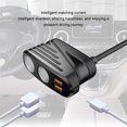thumbnail image 3 of Decodeary Quick Charge 30 Car Cigarette Lighter Adapter With Safety Features Cigarette Lighter Splitter black 1Set, 3 of 6