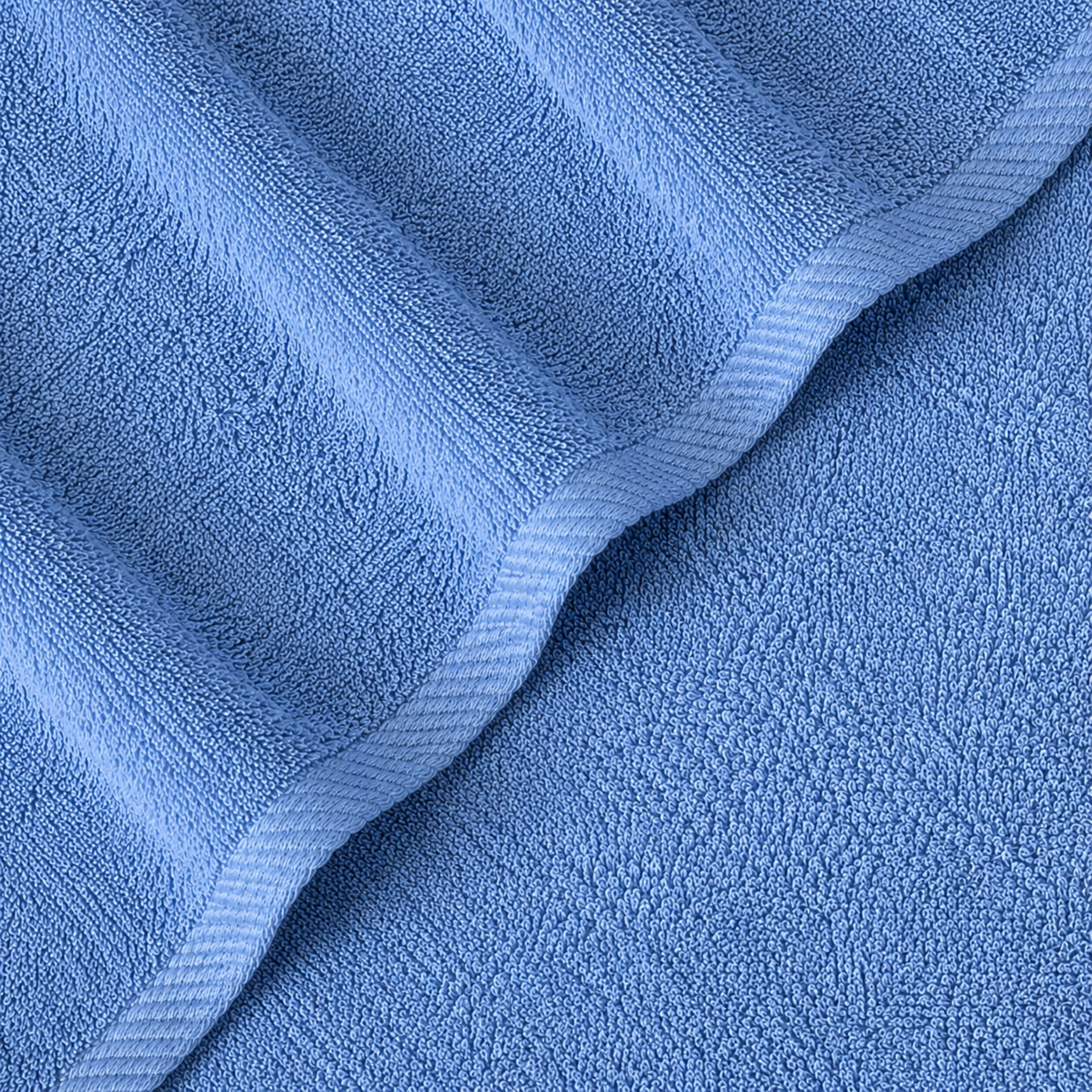 Ensemble de 6 serviettes bain Swift Home — 100 % coton, luxueusement douces, très absorbantes, séchage rapide, aqua