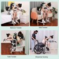 thumbnail image 3 of Patient Stand Assist Lift Chair, Patient Sit To Stand Lift Chair Fall Prevention Adjustable Leg Straps  for Home for Elderly, 3 of 7