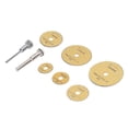 thumbnail image 4 of Circular Saw Blade, Universal 8Pcs Small Size Cutting Blade High Speed Steel  For Wood For Soft Metal Gold, 4 of 8