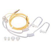 Trachea Headphones Radiation  Earbuds with Ergonomic Silicone Ear Tips for   Laptop Tablet