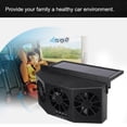 thumbnail image 3 of Solar Powered Car Device Car Exhaust Fan Circulation Exhaust Fan Car Ventilation Fan, 3 of 4