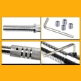 thumbnail image 3 of Dumbbell Extension Bar Rod Extender Pole Joiner Coupler for 25~28mm Bars - 30cm, 3 of 8