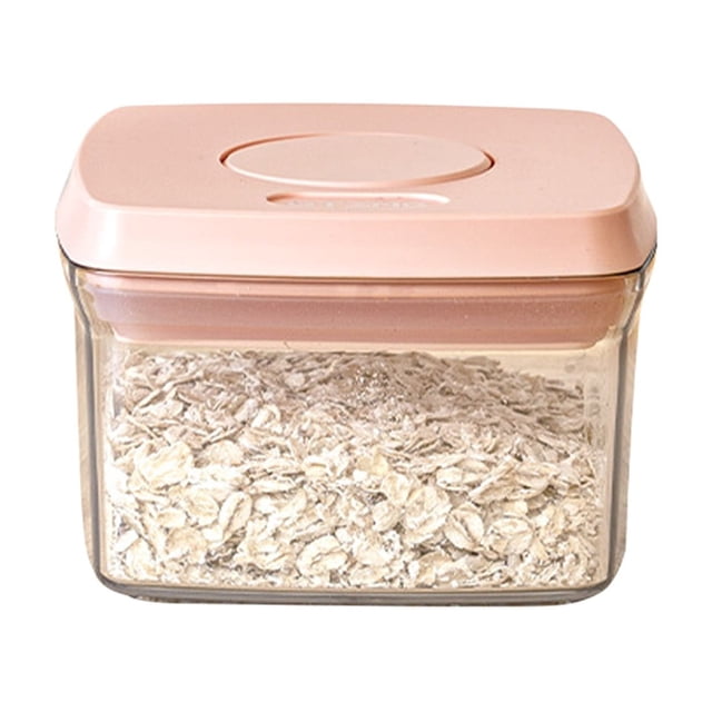 Miscellaneous Grains Barley Noodle Storage Jar Nut Candy Dry Storage Jar Transparent Buckle Dry Storage Jar
