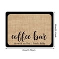 thumbnail image 2 of Placemat Coffee Bar Mat for Countertops Absorbent Rubber Quick Drying Stain- Kitchen Mat for Drink Bar Accessories and Dish Drying, 2 of 7