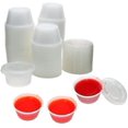 thumbnail image 1 of Polar Ice Disposable Plastic Glasses with Lids, 2-Ounce, Translucent, 250-Pack, 1 of 1