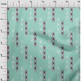 thumbnail image 2 of oneOone Georgette Viscose Fabric Arrow Sign Kasuri Decor Fabric Printed BTY 42 Inch Wide, 2 of 4