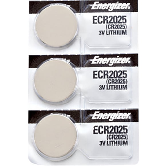 3 x Energizer CR2025 Batteries, Lithium Battery 2025