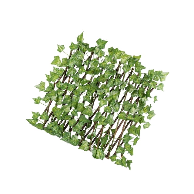 ziyahi Clôture de Jardin Rétractable Écran d'Intimité Extérieur Feuilles de Patate Douce