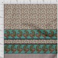 thumbnail image 1 of Soimoi Tissu Satin Modal Imprimé Lotus & Paon au Mètre 42 Pouces de Large, 1 of 2