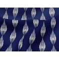 thumbnail image 4 of oneOone Tissu Jersey Viscose Rayé Ikat Imprimé 1 Yard 60 Pouces de Large, 4 of 4