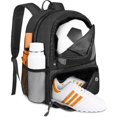 thumbnail image 1 of MesaSe Soccer Bag Waterproof Design Basketball Bag External Pockets Basketball Backpack Blue, 1 of 2