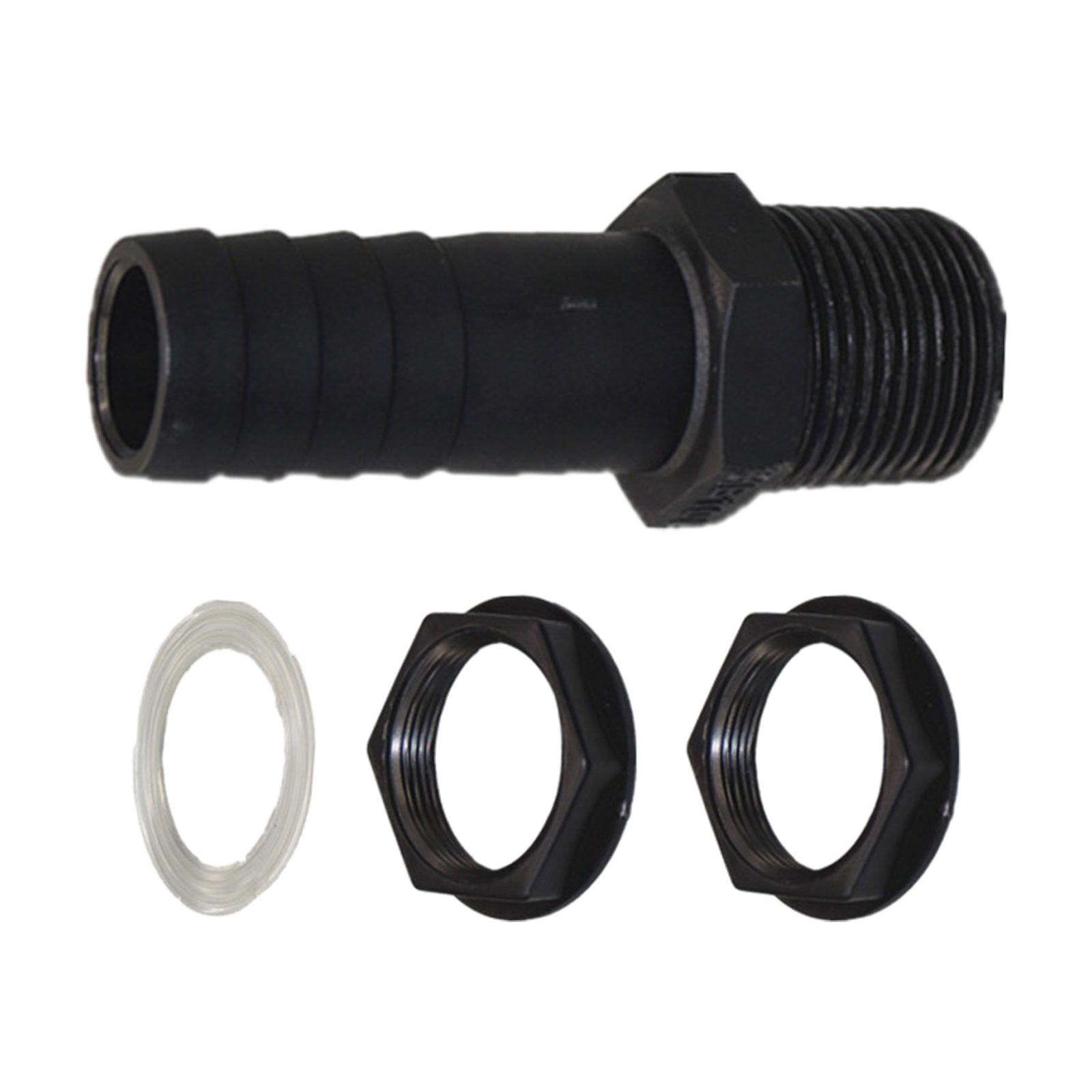 Barrel Duct, Rain Barrel Hose Nozzle, Barrel Base Joint Tank Overflow Connector, 25mm