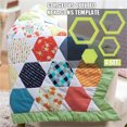 thumbnail image 4 of Agiferg Magnifique Hexagones Gabarit de Couture pour Courtepointe, 4 of 9