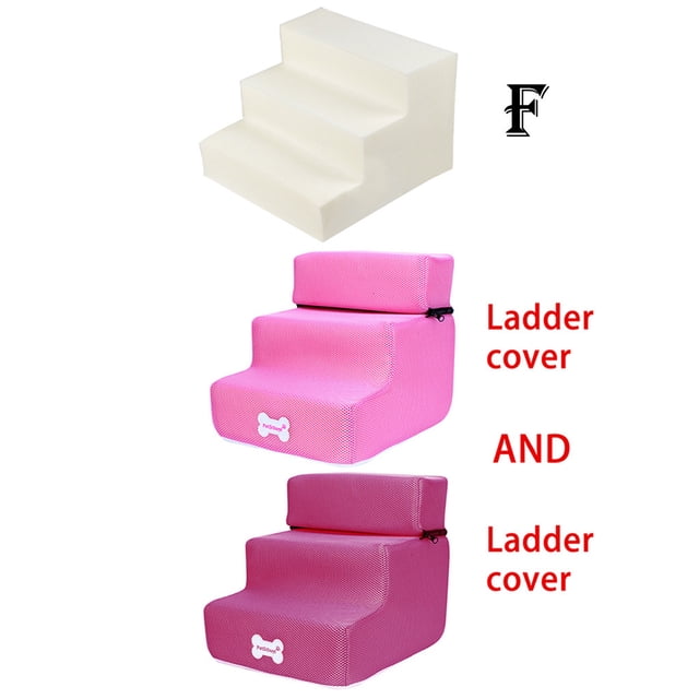 TIMIFIS Dog Pet Stairs Steps New 3 Steps Mesh Pet Non-slip Bottom Stairs And Ladder Cover CombinationFall/Winter