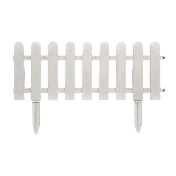 Kyusrd Summer All Sale!White Plastic Garden Fence Picket Fence Edgings For Lawns FlowerbedsBorders Decorative Yard
