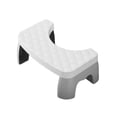 thumbnail image 2 of Boovnll Toilet Stool Squatting Poop Stool Bathroom Potty Step Stool Toilet Assistance Steps Step Stool Fits All Toilets Detachable Stackable, 2 of 6