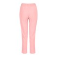 thumbnail image 3 of Timegard Womens Plus Size Pants Elastic Waisted Solid Color Lightweight Pants Lounge Trousers Pockets, 3 of 4