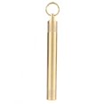 thumbnail image 2 of Pill Bottle,Brass Pill Bottle Holder Toothpick Compartment Pill Box Tried and Trusted, 2 of 11