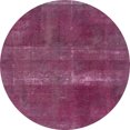 thumbnail image 1 of Ahgly Company Tapis d'Intérieur Ronds Abstraits Rose Prune Violet, Tapis de Zone Abstraits, 5 Pieds Rond, 1 of 6