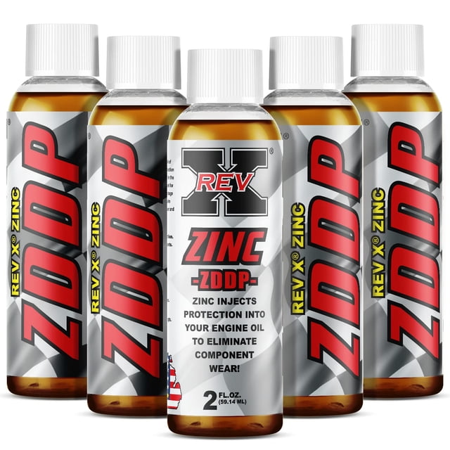 REV X ZDDP Additif pour Huile - Zinc et Phosphore (Lot de 5)