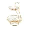 thumbnail image 4 of 2/ Modern Fruit Basket Stand Metal Wire Vegetable Holder Rack Countertop Tier, 4 of 8