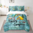 thumbnail image 2 of YST 7Pcs Colorful Camper Accessories Comforter Set, King Size Bed in a Bag, Polyester, 2 of 5