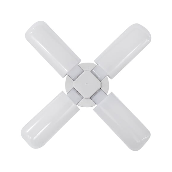 Garage - Dimmable Garage Ceiling 6000LM 6500K E27B22 Garage Ceiling with 4 Adjustable Panels for Garages Workshop indoor workshop and warehouse full Area