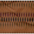 thumbnail image 4 of oneOone Organic Cotton Poplin Twill Fabric Argyle Ikat Print Fabric BTY 42 Inch Wide, 4 of 4
