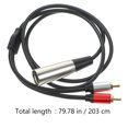 thumbnail image 2 of Câble de Transfert Audio Câble Adaptateur Audio pour Microphone Cordon Audio Remplaçable, 2 of 8