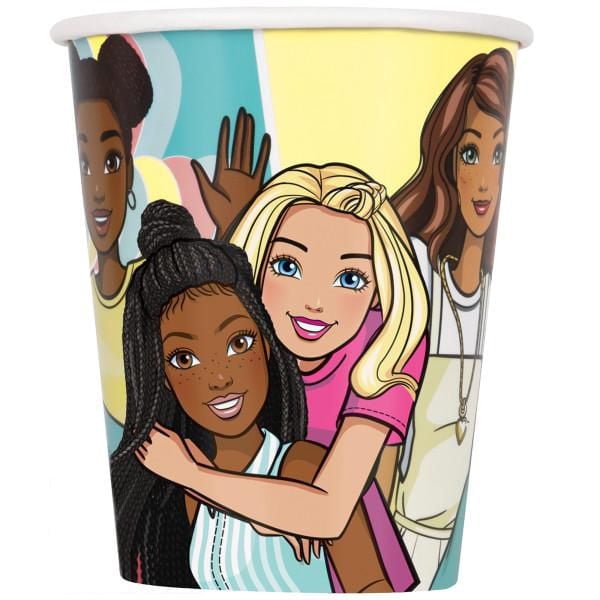 Barbie gobelets en papier de 9 oz, 8 ct
