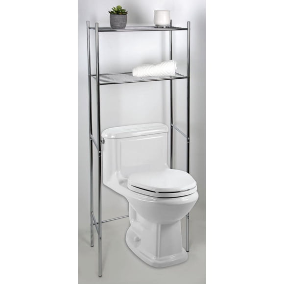 Era Aquarius Over the Toilet Space Saver Chrome, Three Tier Storage Rack