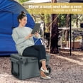 thumbnail image 4 of Costwasy 75 Qt Portable Cooler Roto Molded Ice Chest Insulated 5-7 Days with wheels Handle Charcoal, 4 of 10