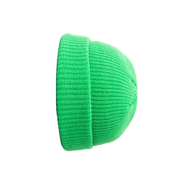 Tuque Délicate Confortable Style Simple Couvre-Chef Ornement Accessoire de Vêtements de Couleur Unie pour Déco de Robe Vert Fluorescent