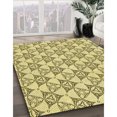 thumbnail image 3 of Ahgly Company Machine Washable Indoor Square Transitional Dark Golden Rod Brown Area Rugs, 4' Square, 3 of 7