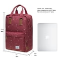 thumbnail image 2 of KAUKKO Stylish Oxford Fabric Backpack Travel Rucksack lightweight Hiking Bag Satchel, 2 of 5