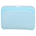 thumbnail image 1 of TABLZONE Silicone Sealed Bag Reusable Freezer Bag Sky Blue Multi Function Use 1Pcs, 1 of 8