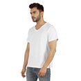 thumbnail image 2 of Inkmeso T-Shirt de Base à Col en V pour Homme, Manches Courtes, Uni, Coupe Régulière, en Coton, 2 of 7