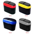 thumbnail image 4 of transemion Double Open Garbage Box Car Door Hanging Flip Trash Can Waste Storage Box Vehicle Garbage Bin, 4 of 8