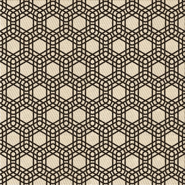 Ahgly Company Machine Washable Indoor Square Transitional Chocolate Brown Area Rugs, 5' Square