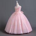 thumbnail image 2 of Robe Formelle Fille Sans Manches Robe de Bal Robes Robe en Tulle Robe Filles pour Filles 7-8 Ans, 2 of 6
