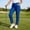 Blue, variant on Lovzfmll Women's Fashion Solid Color Elastic Waist Pockets Casual Work Outdoor Activity Trousers – Golf Yoga Long Sweatpants White, S