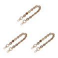 thumbnail image 2 of Maytalsory Sac Chaîne Sangles Résine-Faite Accessoires pour Polyvalent Sac à Main Chaîne Sangles Résine Sac Chaînes Bons Cadeaux L204-ZS 3Set, 2 of 6