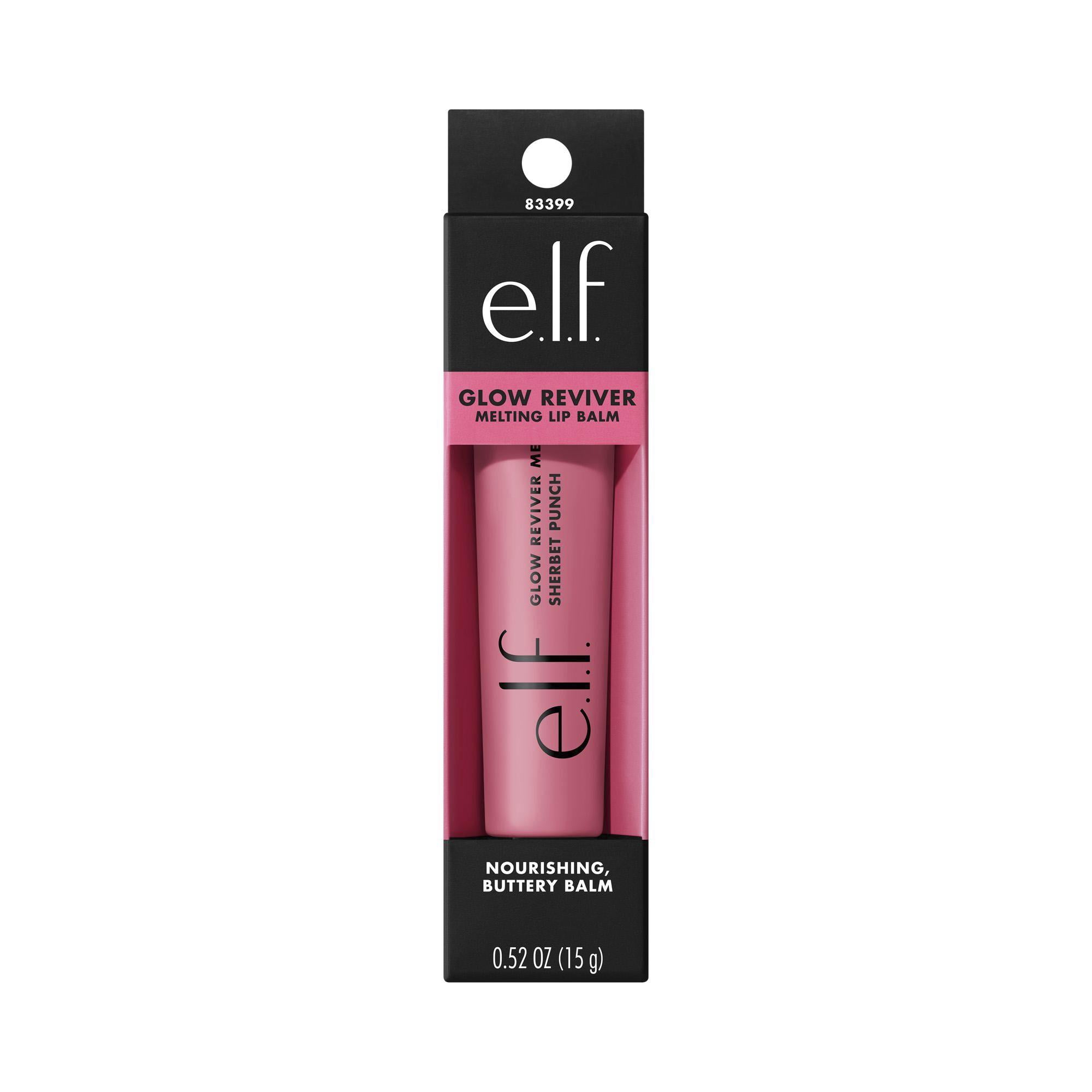 e.l.f. Cosmetics Glow Reviver Melting Lip Balm, Sherbert Punch, 15 g