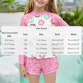 thumbnail image 2 of Girls' 2-Piece Swimsuit, Tankini Top with Rash Guard Sun Protection, Comfortable Bikini Set for Big Girls and Tweens, for Swimming, Beach, and Pool, 2 of 6